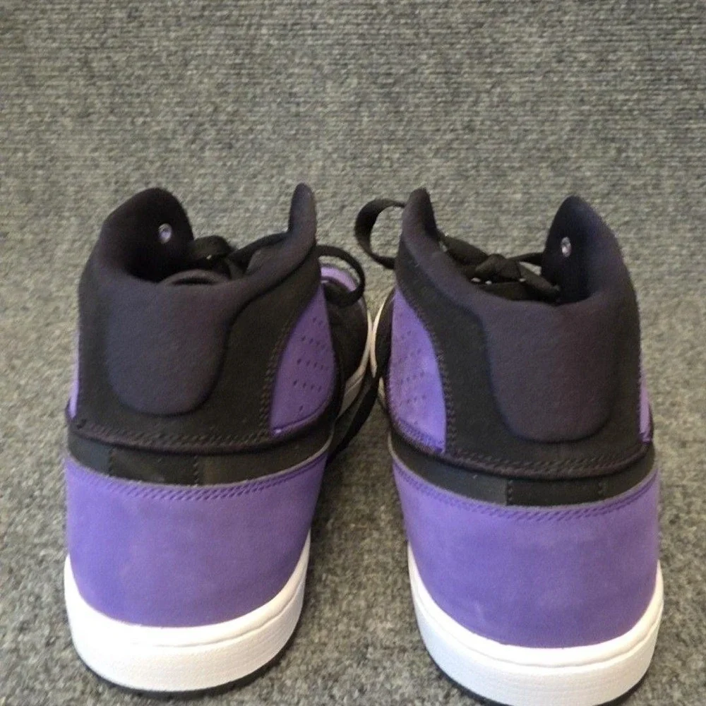 Jordan Access Shoes Mens Size 15 Purple Black Mid Top AR3762-005 Sneakers